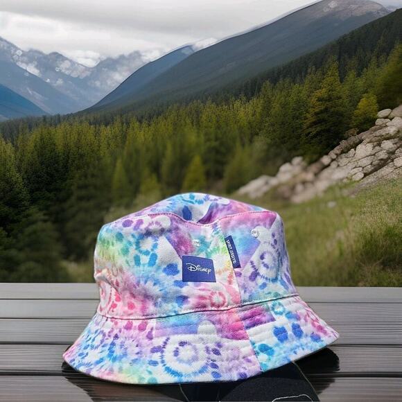 2024 Bucket Hat Disney Parks Spirit Jersey Pastel Reversible Bucket Hat NEW - Picture 4 of 8